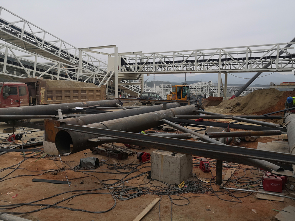 内蒙古螺旋钢板仓湛江5000吨项目进展